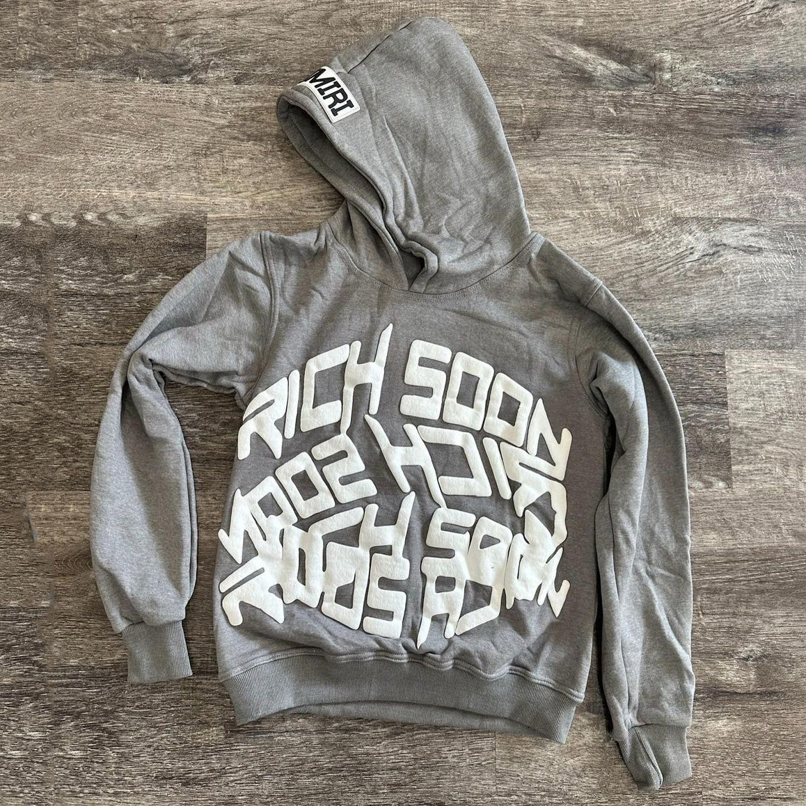 Vercoo Vintage Rich Soon Graphic Hoodie