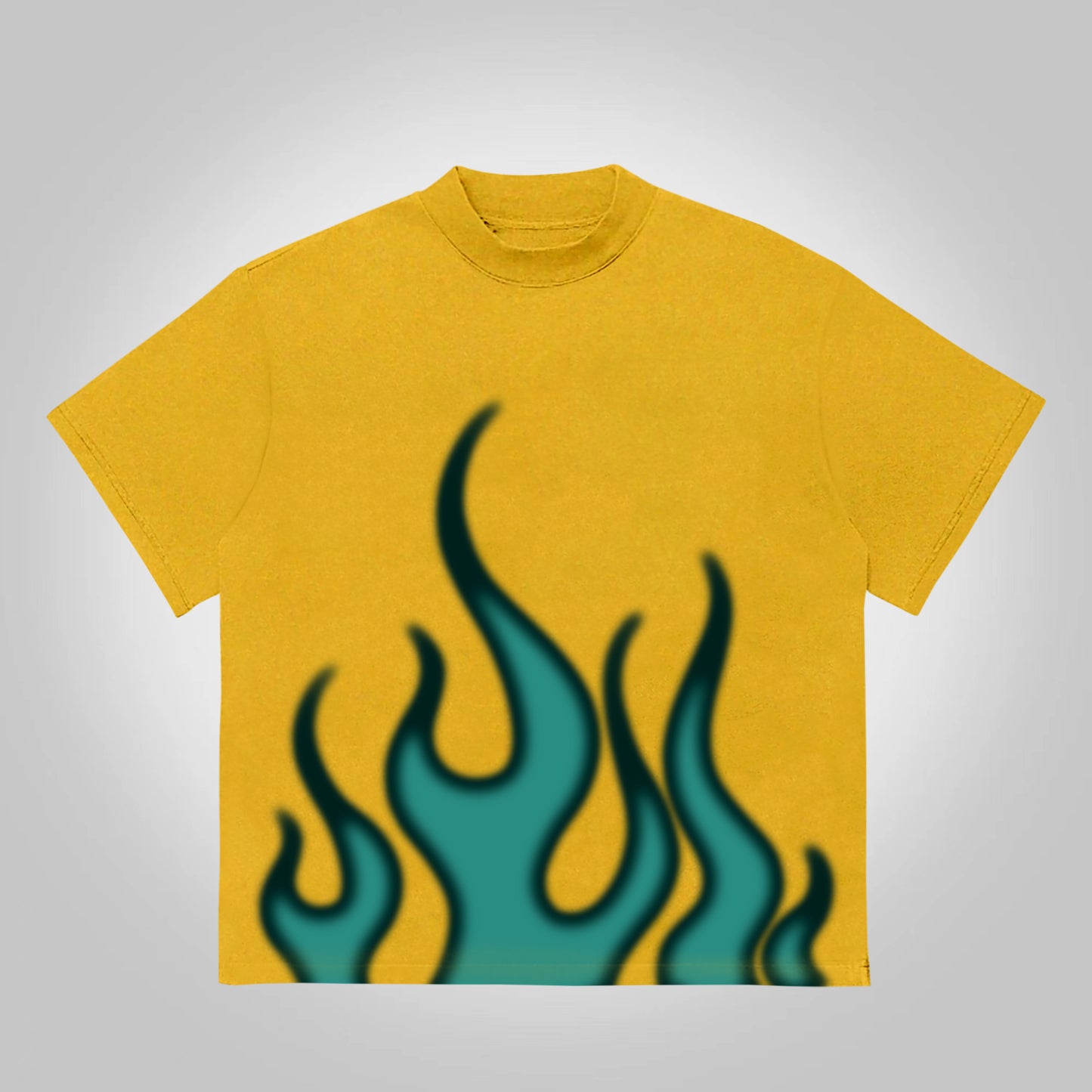 Vercoo Virtual Flame Graphics Cotton T-Shirt