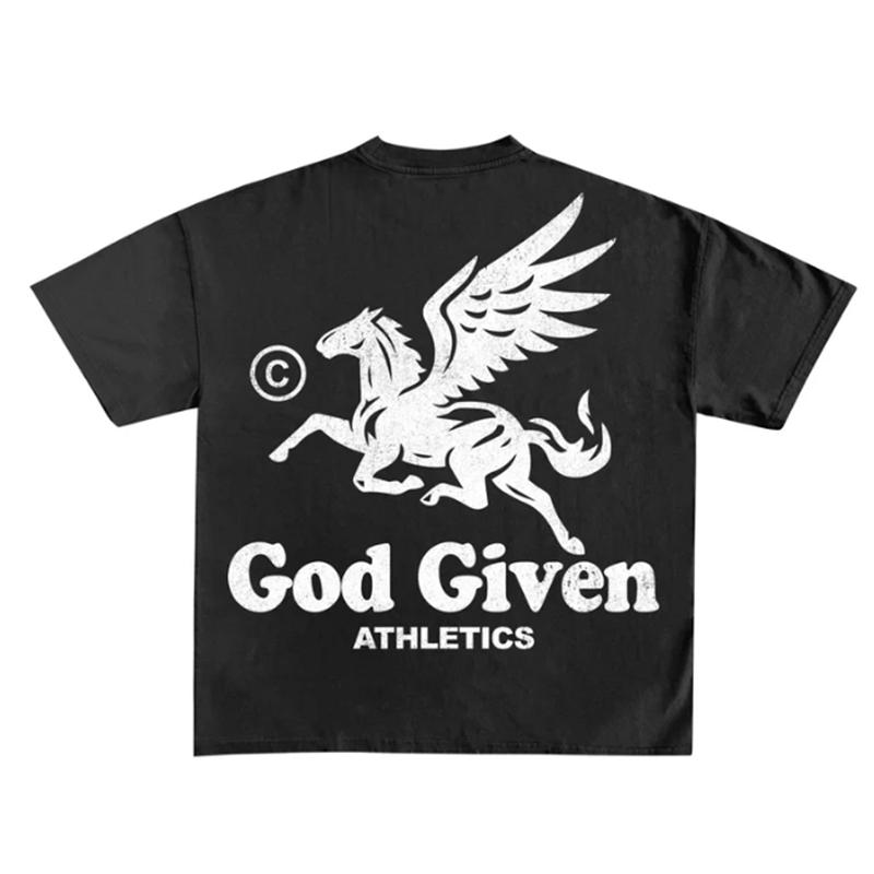 God Bless You Graphics Cotton T-Shirt