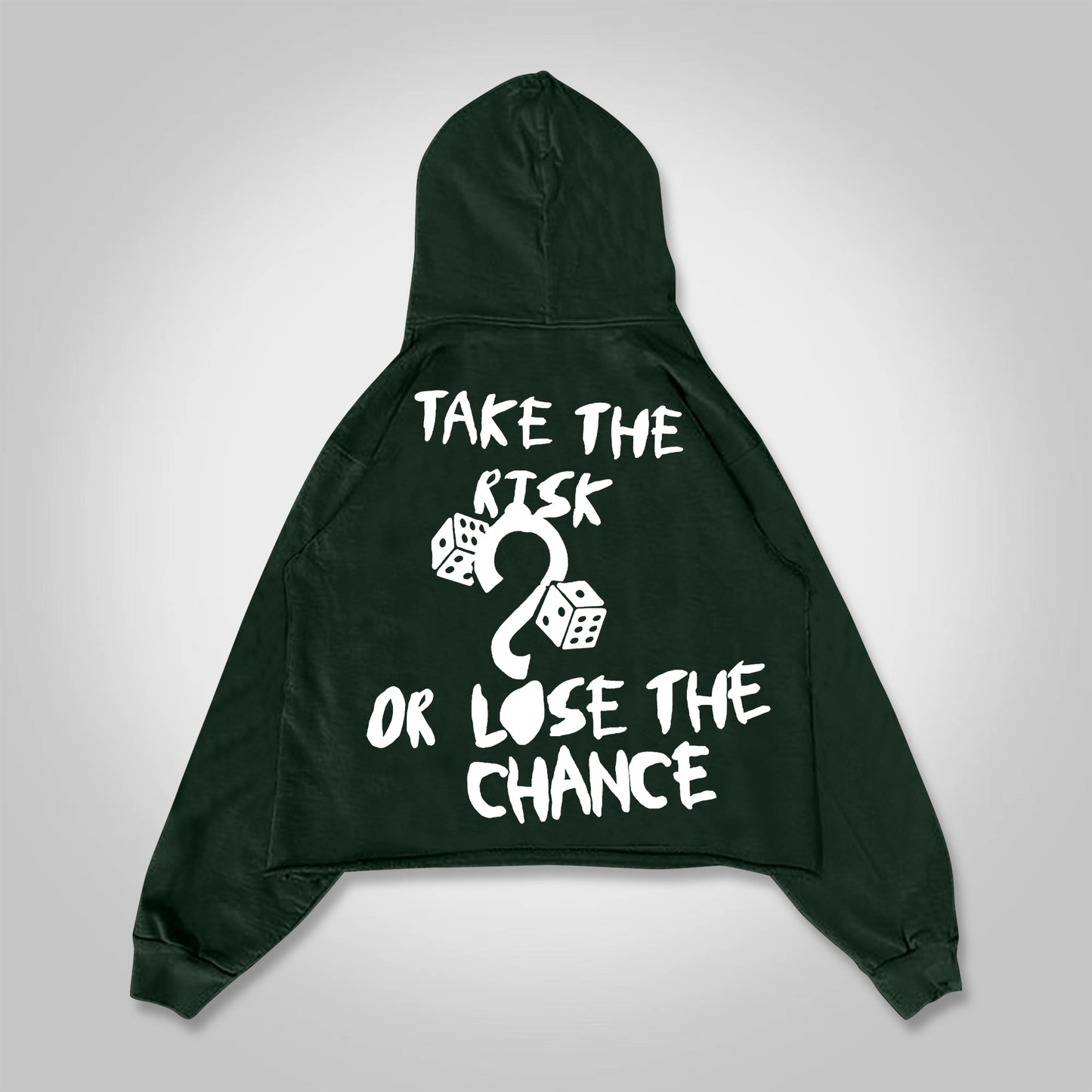 Vercoo Vintage Lucky Dice Graphics Pocket Hoodie