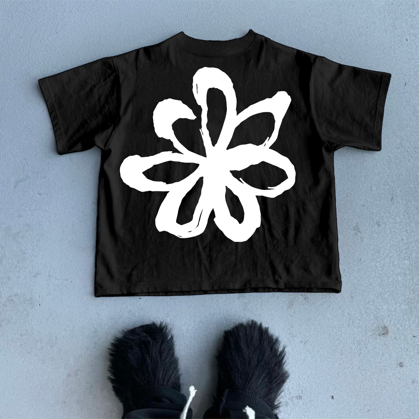 Casual The Flower Of The Holy Creator Print Cotton T-Shirt