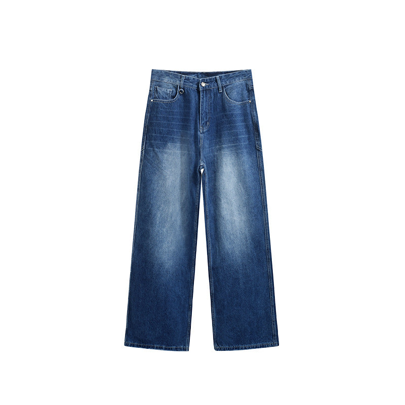 Wasteland Split Washed Wide Leg Jeans