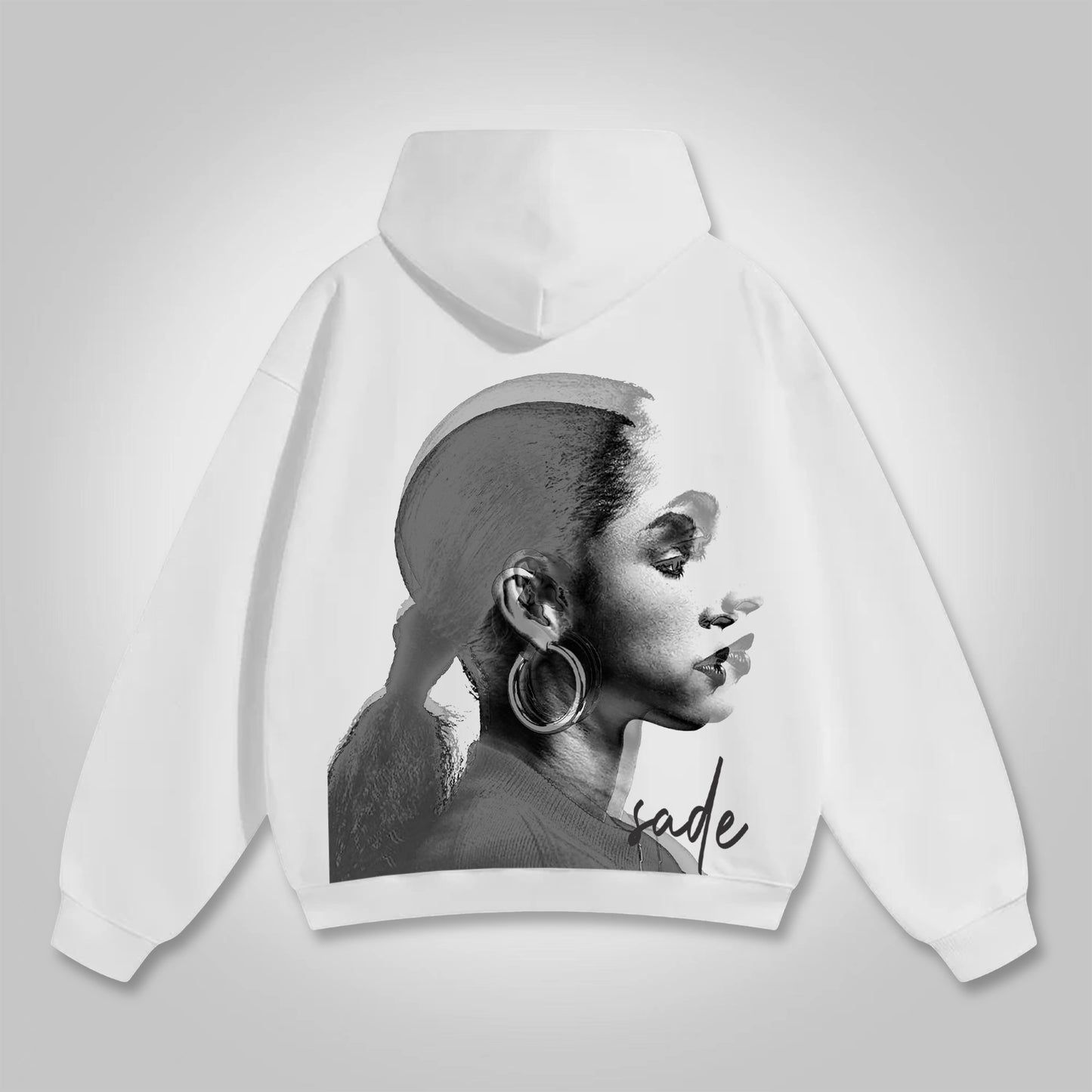 Vercoo Vintage Sade Adu Graphic Pocket Hoodie