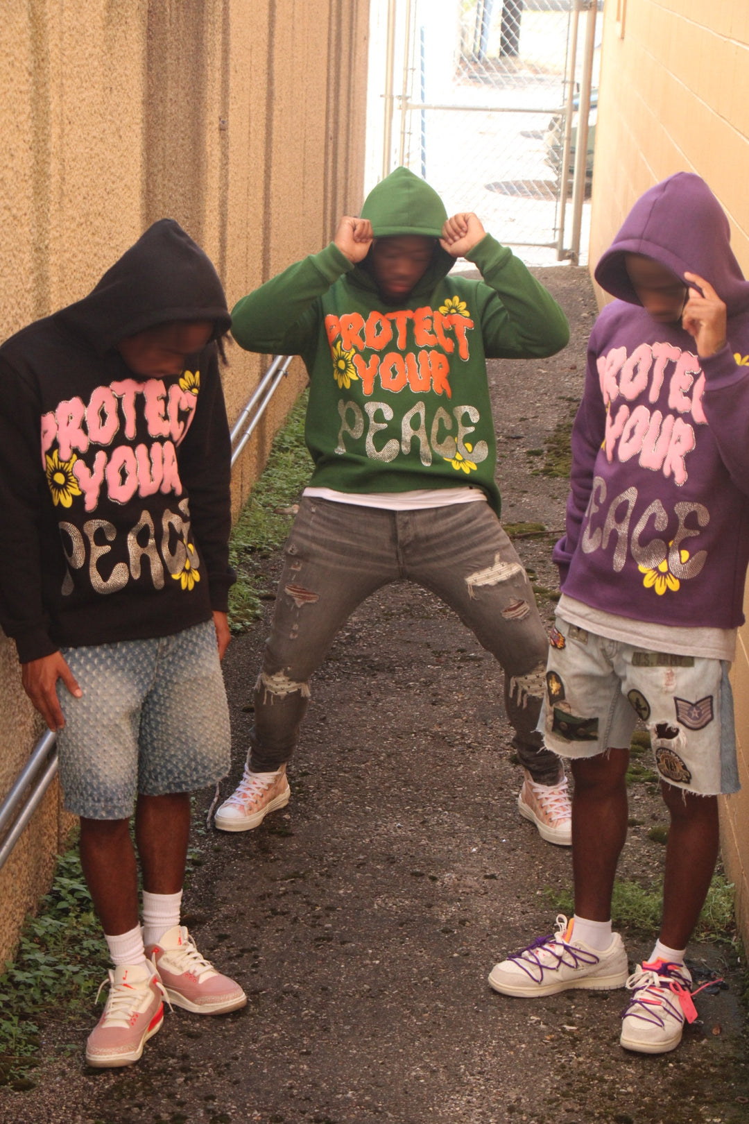 Black/Green/Purple PYP Hoodie