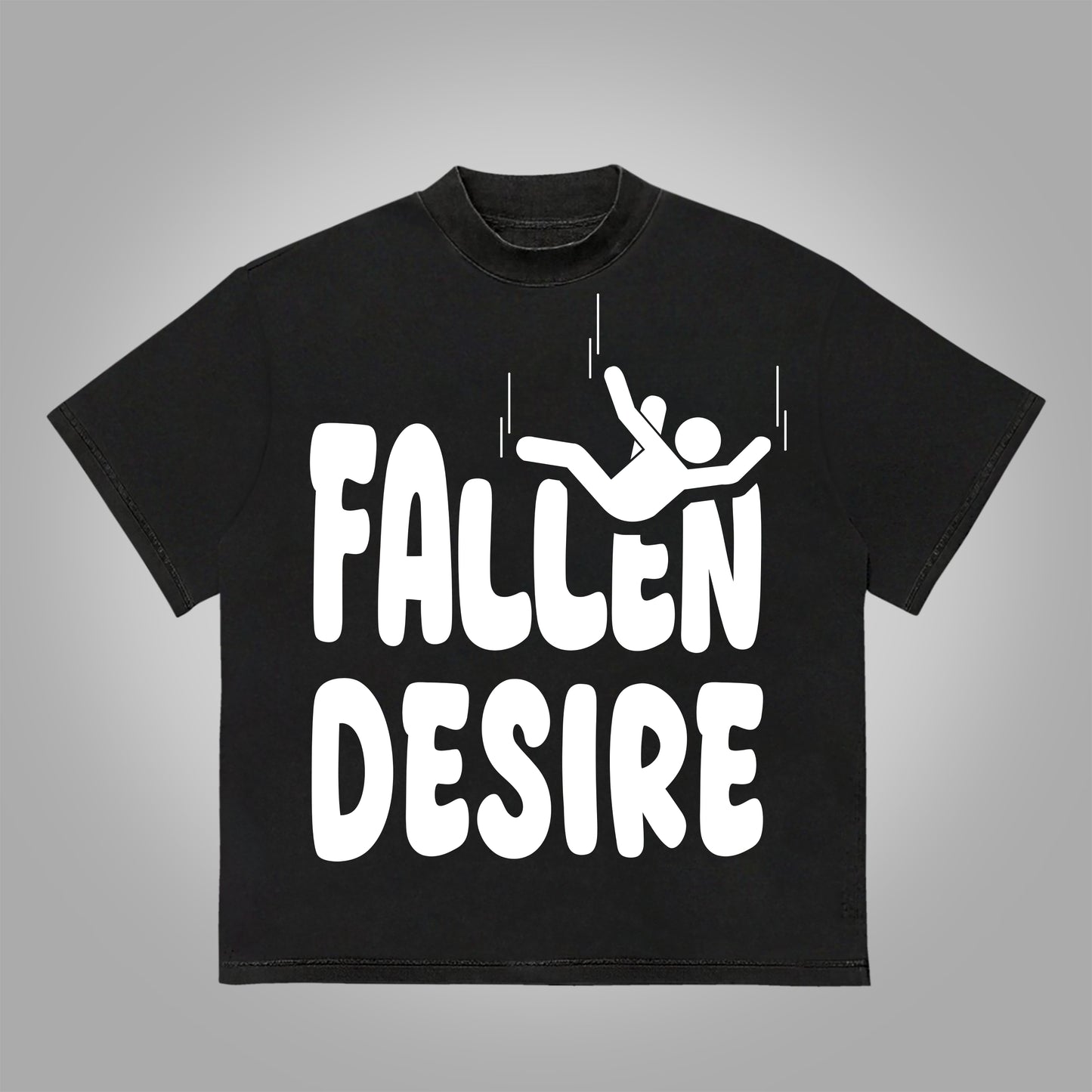 Vercoo We All Fall Desire Fallen Graphics Print Cotton T-Shirt