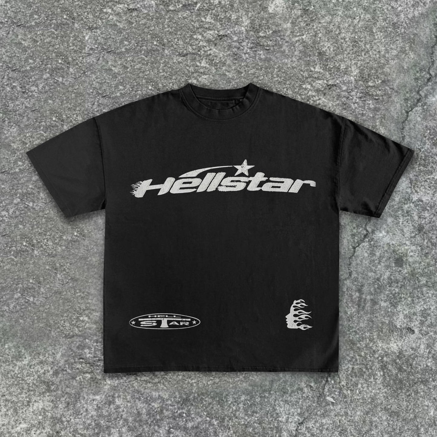 Vintage Hellstar Print Graphic Cotton Essentials T-Shirt