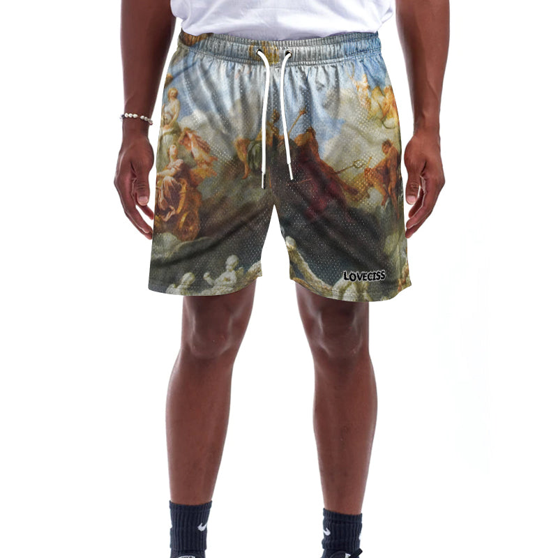 Church Essentials Graphic Mesh Shorts