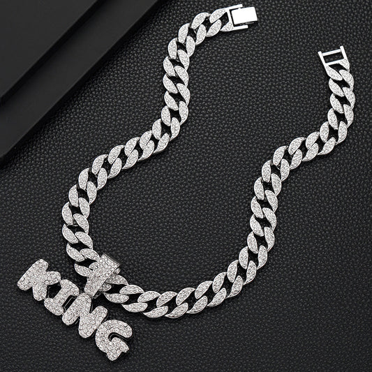 Hip Hop Street Full Diamond King Cuban Necklace