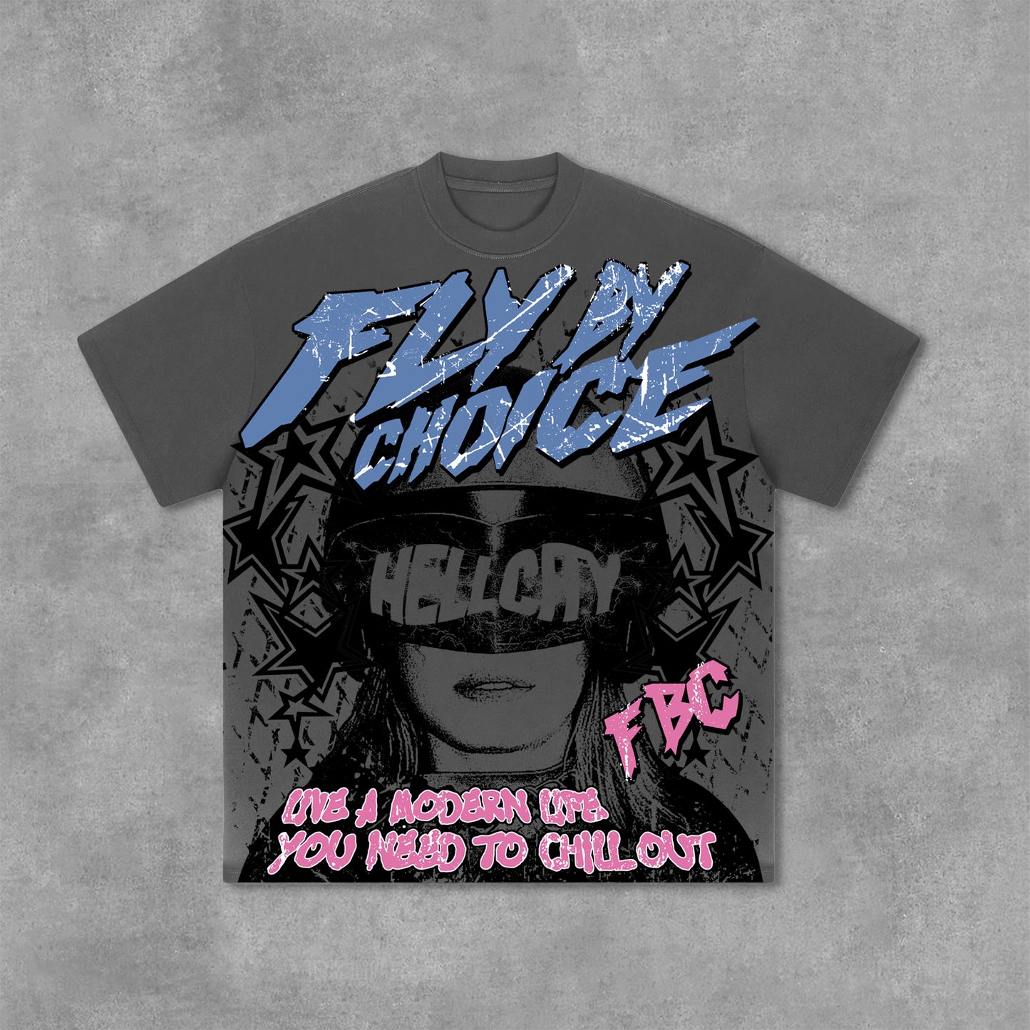 Fly By Choice Graphic Print Cotton T-Shirt