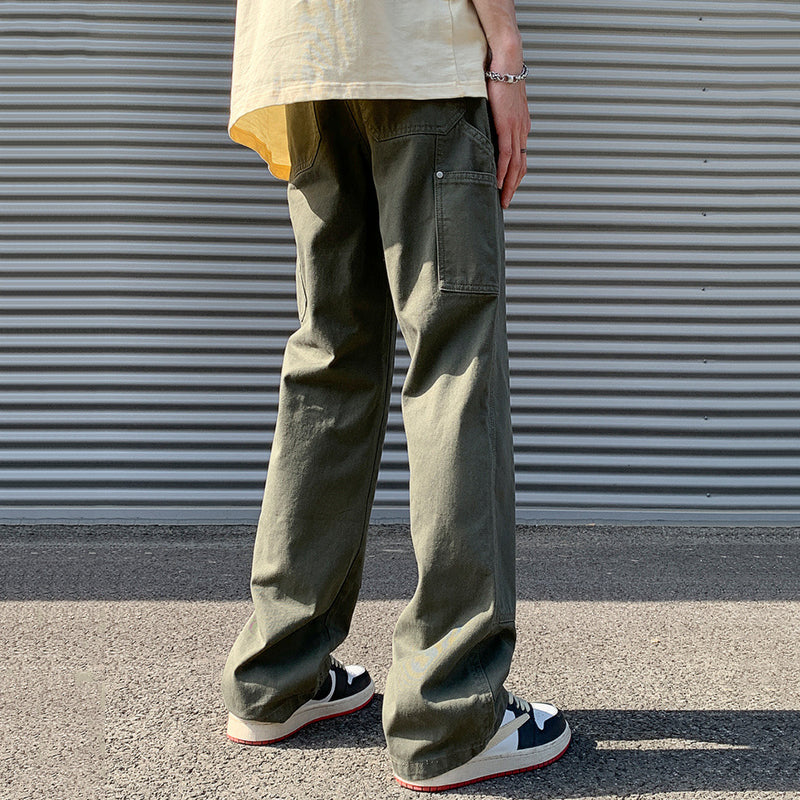 Men's Retro Street Logging Pants