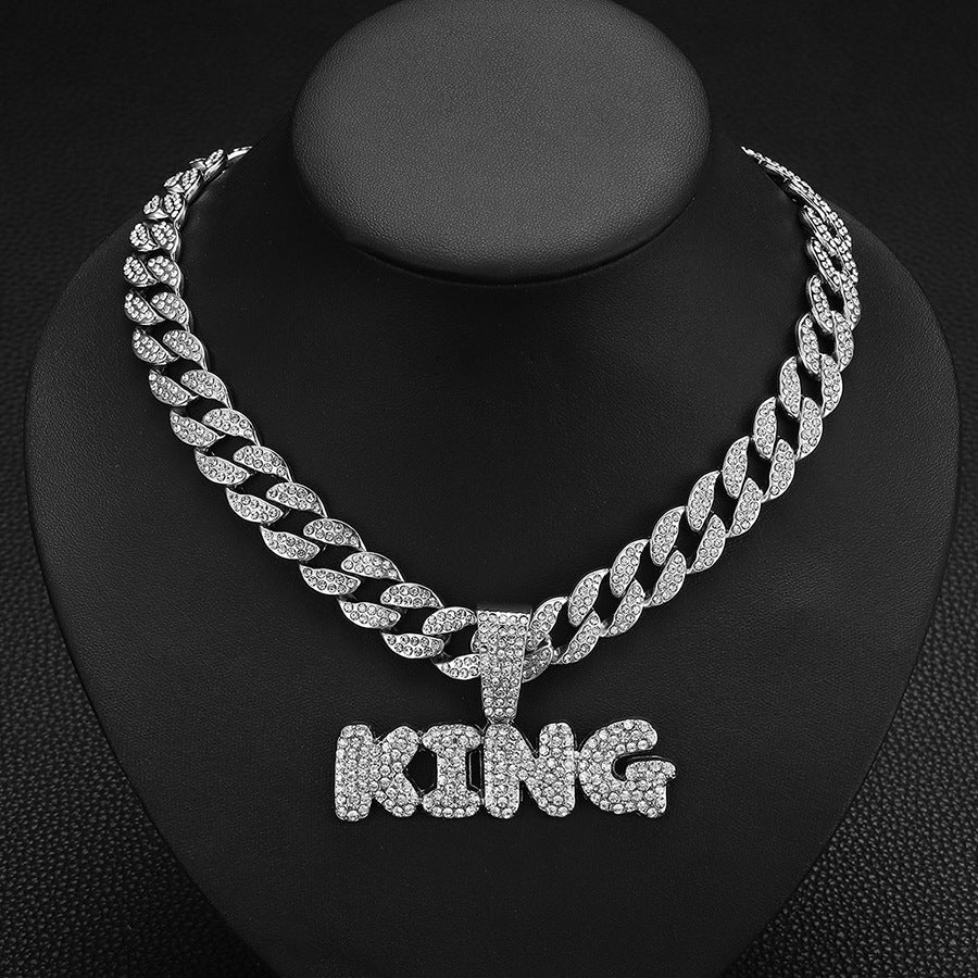 Hip Hop Street Full Diamond King Cuban Necklace