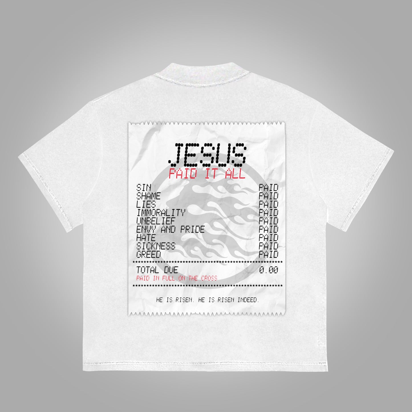 An Invoice About Jesus Cotton T-Shirt