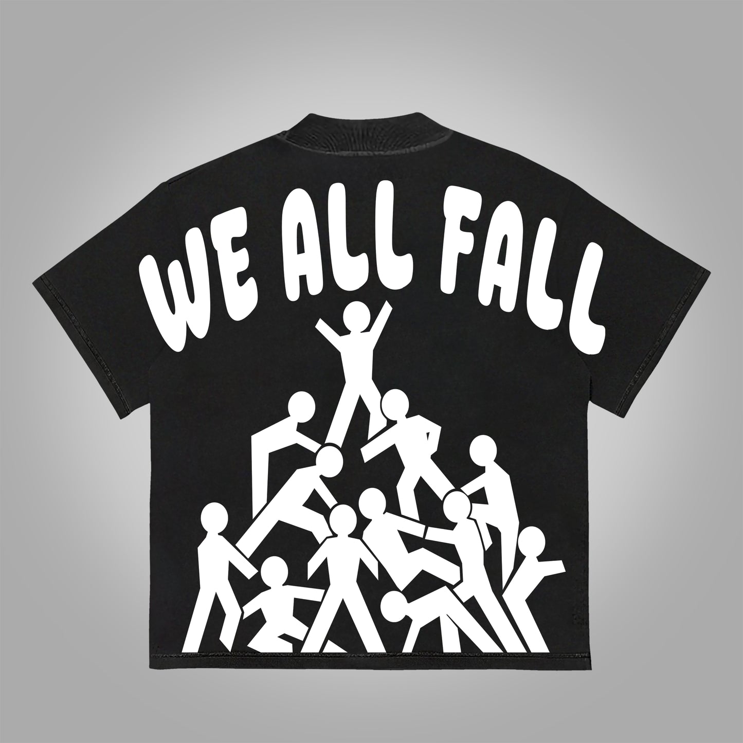 Vercoo We All Fall Desire Fallen Graphics Print Cotton T-Shirt