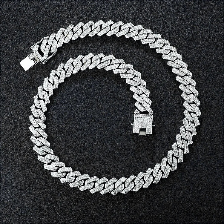 Men's Hip-Hop Diamond Cuban Necklace