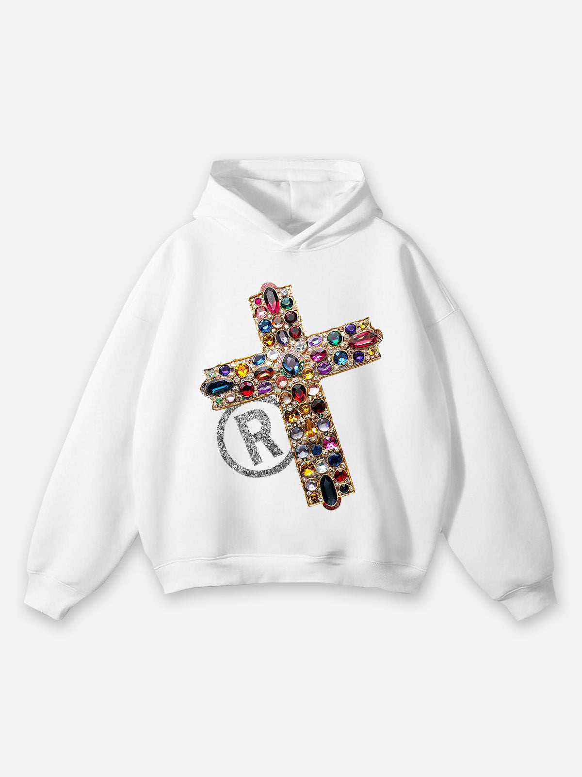 Diamond Cross Graphic Hoodie