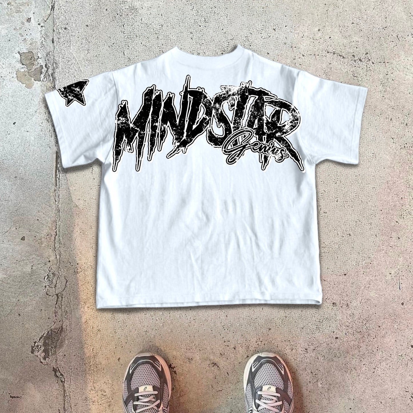 Men's 2024 Mindstar - The Shackles Of Thought - Old Printed Cotton T-Shirt