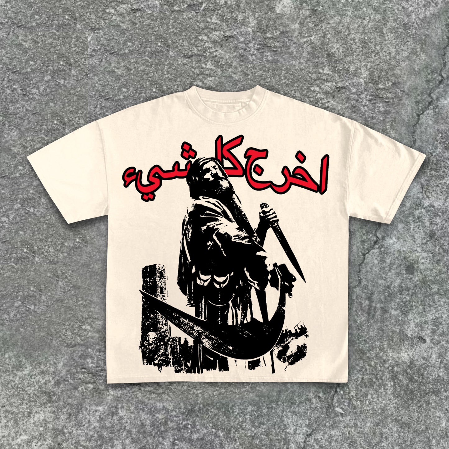 Arabic Perception Insight Graphic Print Cotton T-Shirt