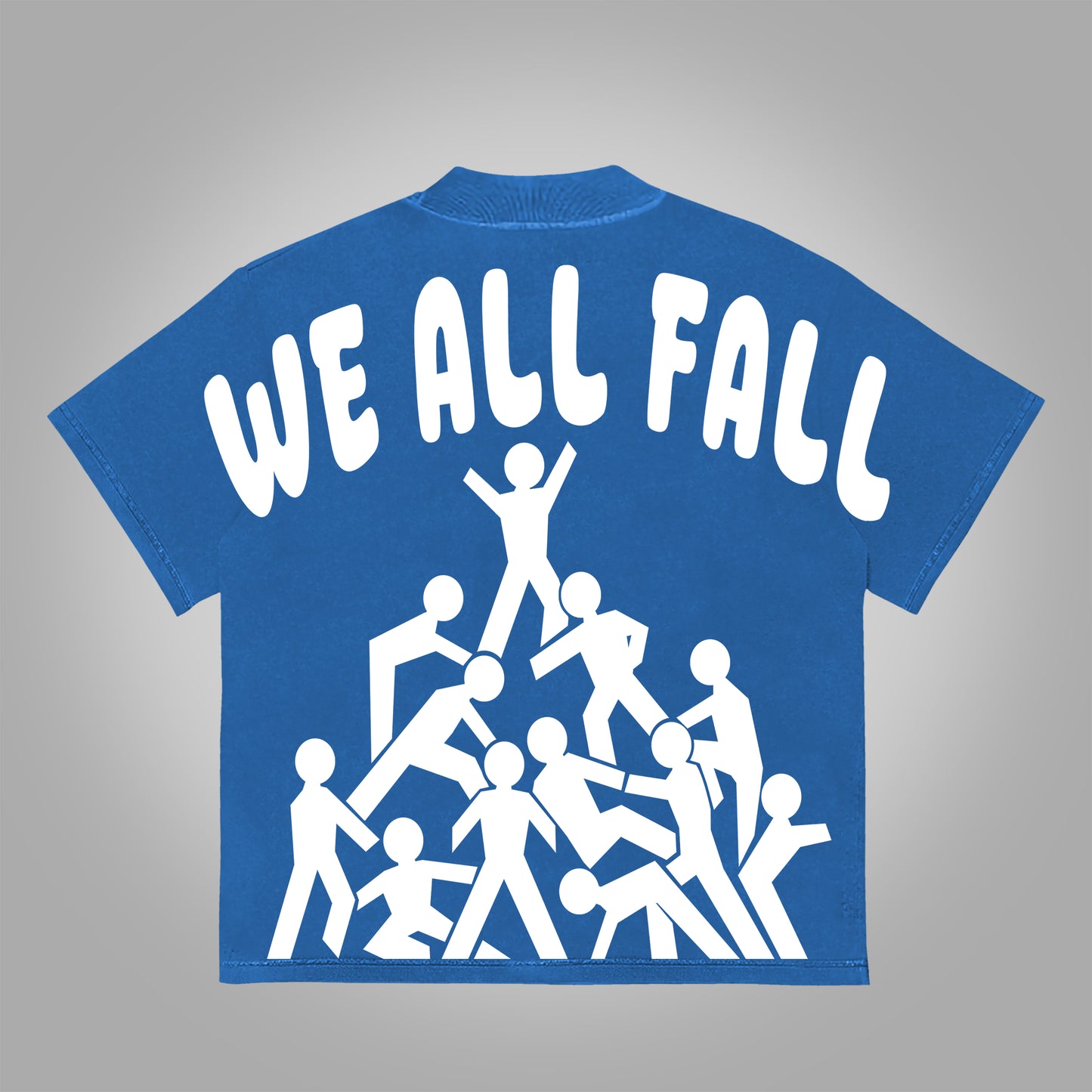 Vercoo We All Fall Desire Fallen Graphics Print Cotton T-Shirt