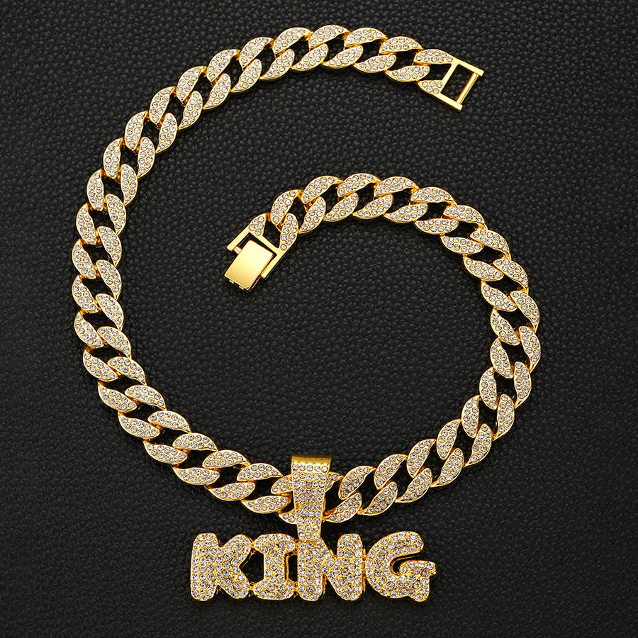 Hip Hop Street Full Diamond King Cuban Necklace