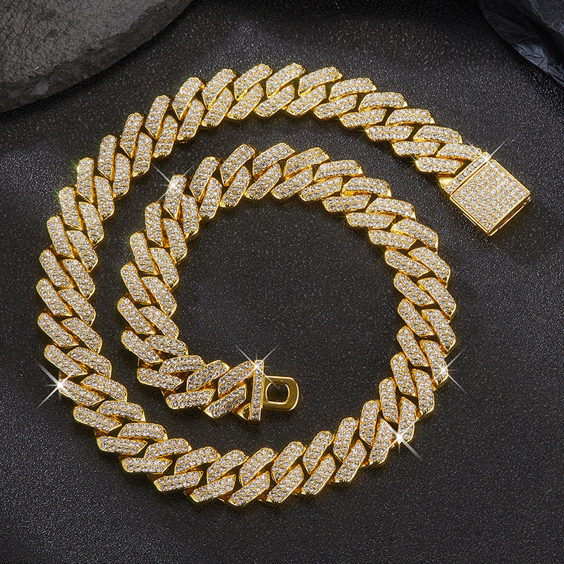 Men's Hip-Hop Diamond Cuban Necklace