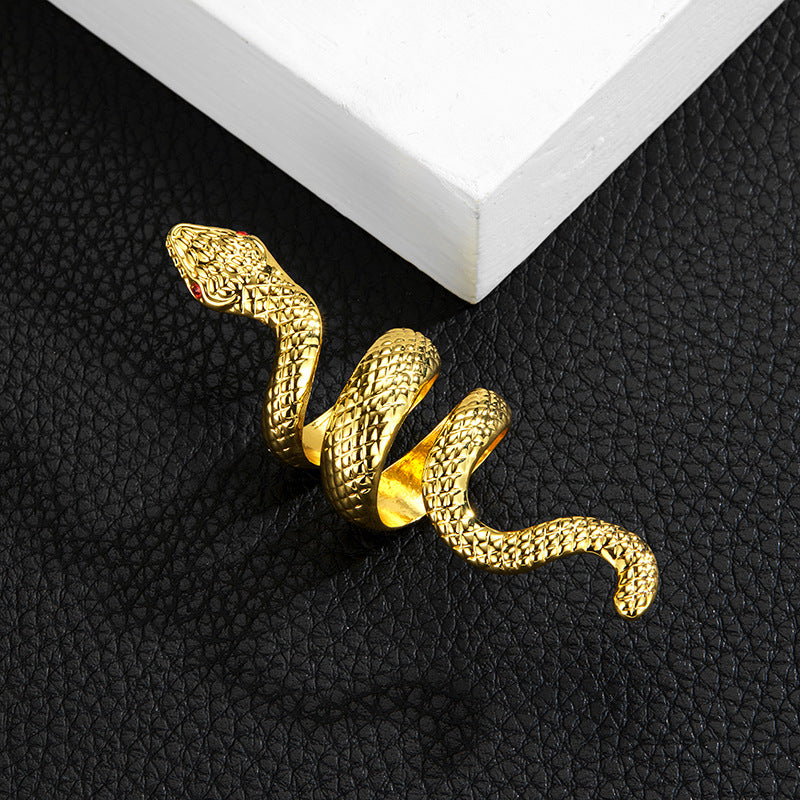 Hip Hop Punk Snake Ring