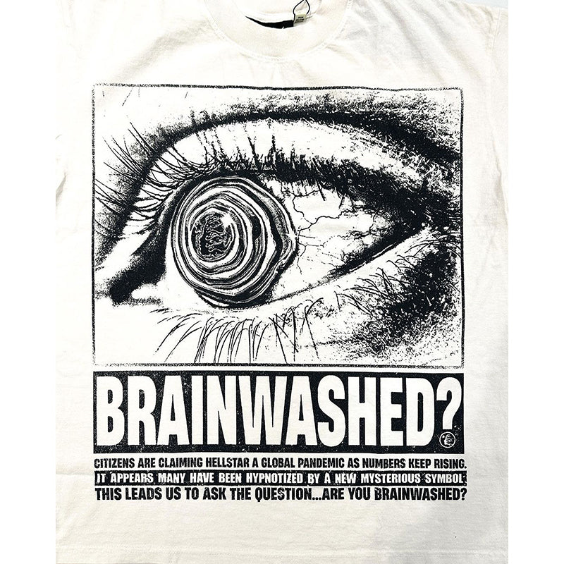 Vintage Unisex Eye Ball Graphic Cotton T-Shirt