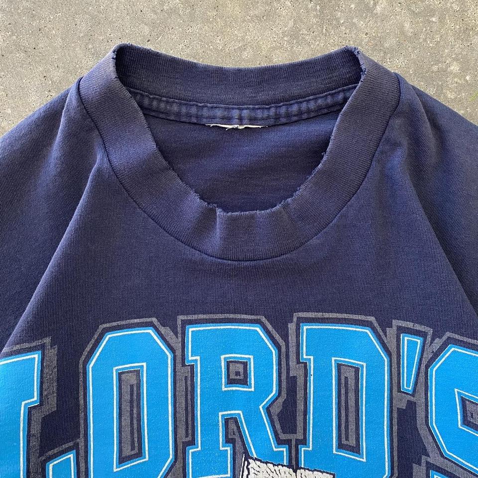 Vintage 90 S Faded Navy Lords Gym Short Sleeve T-Shirt