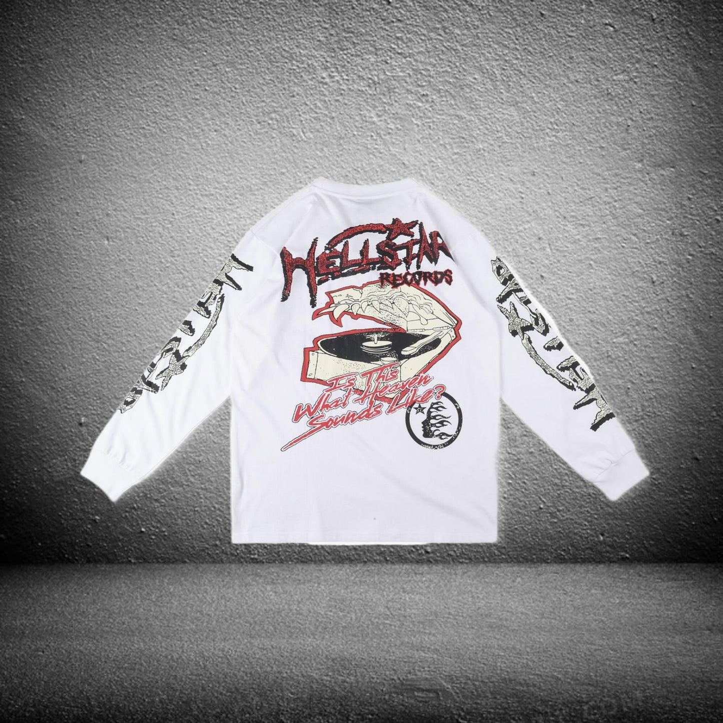 Vercoo Y2k Fashion Vintage Hellstar Graphic Long Sleeve T-Shirt