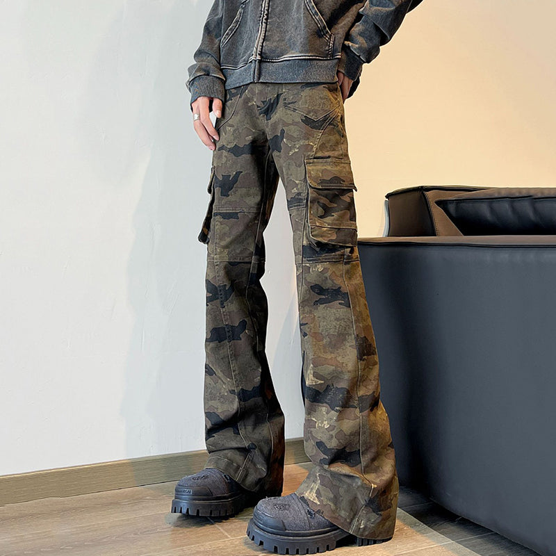 Vintage Camouflage Lumberjack Work Jeans