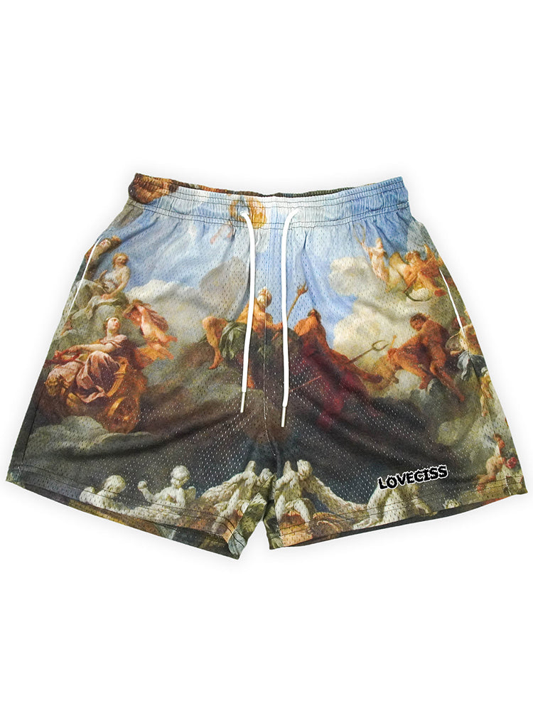 Church Essentials Graphic Mesh Shorts