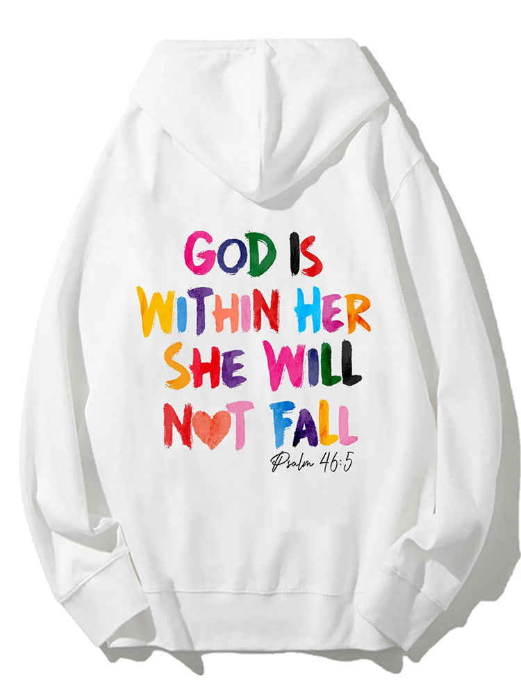 God Is Within Her She Will Not Fall Unisex Hoodie