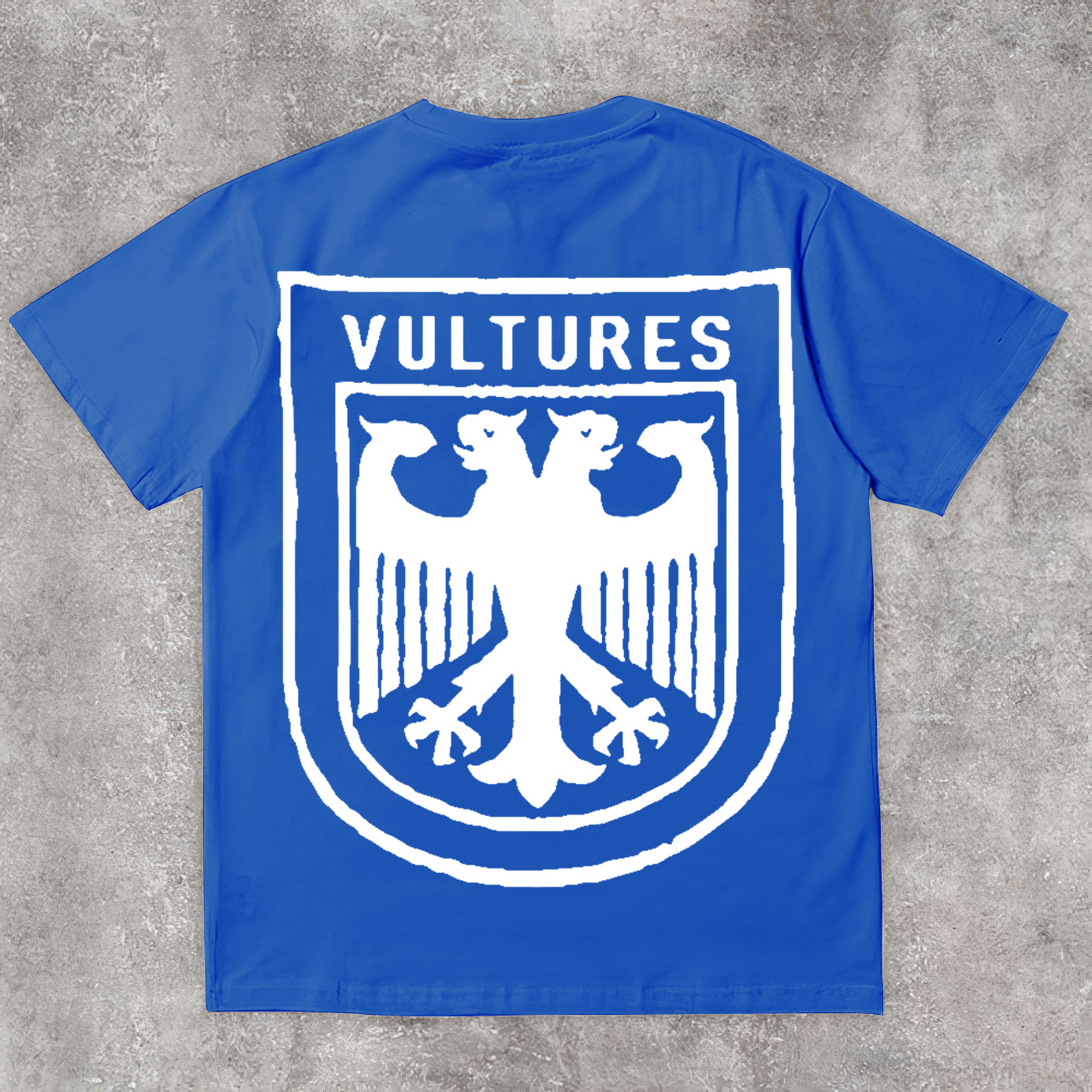 Vercoo Vintage Vultures Print Graphic Cotton T-Shirt