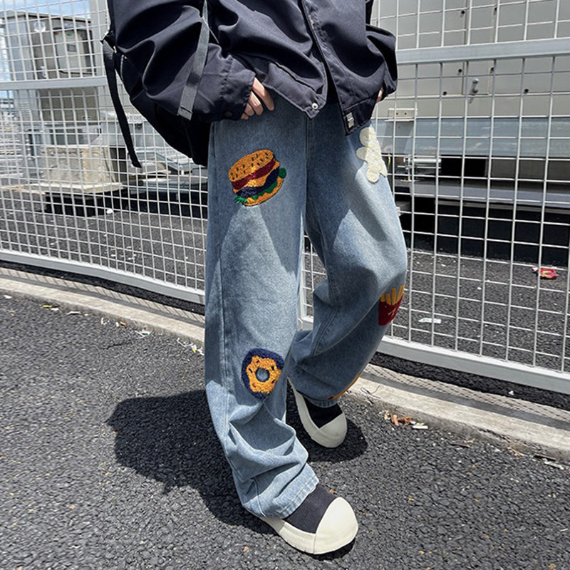 Vintage Street Towel Embroidered Jeans