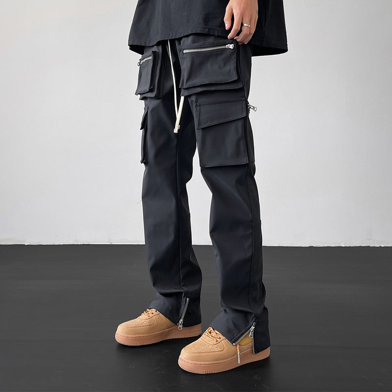 Men's Vibe Style Hiphop Buttoned Multi-Pocket Cargo Pants