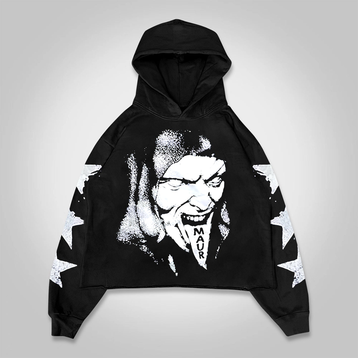 Vercoo Vintage Star Graphics Pocket Hoodie