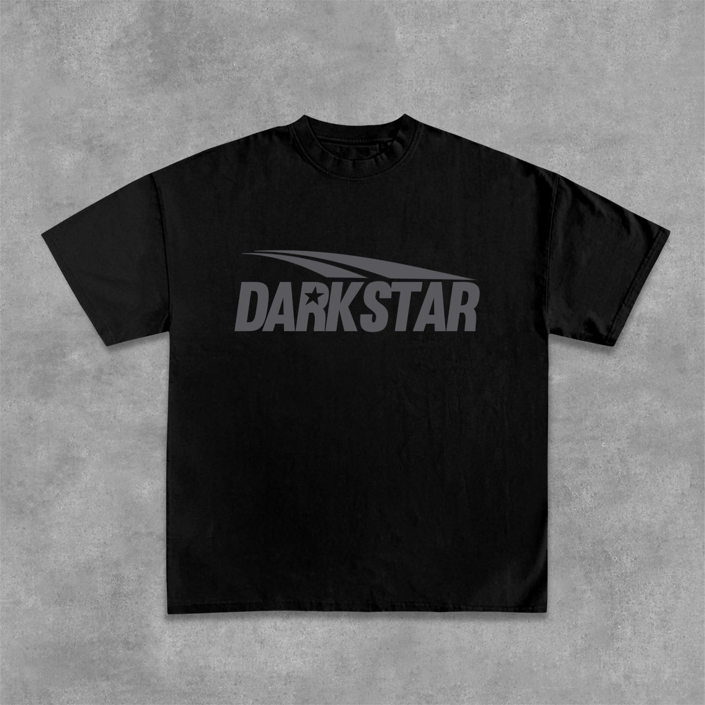 Darkstar-2024 Basic Letter Design Printed Graphic Cotton T-Shirt