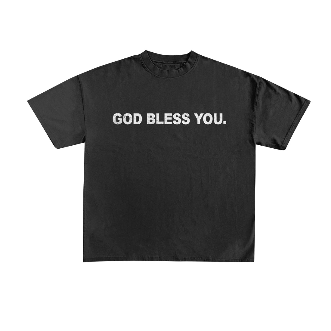 God Bless You Graphics Cotton T-Shirt