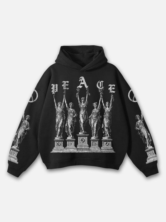 Advocate For Peace Medieval Graphic Hoodie