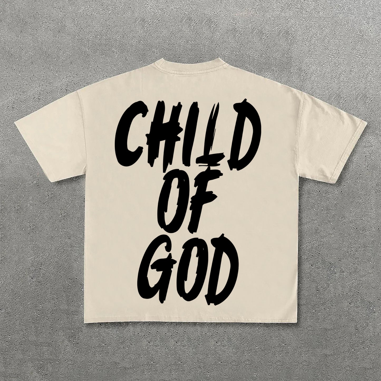 Men's Child Of God Print Cotton Short Sleeve T-Shirt