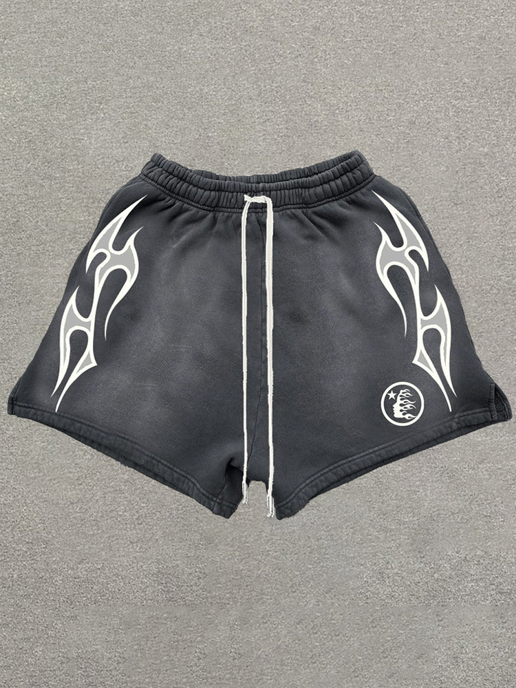 Vintage Hellstar Graphic Casual Fashion Shorts