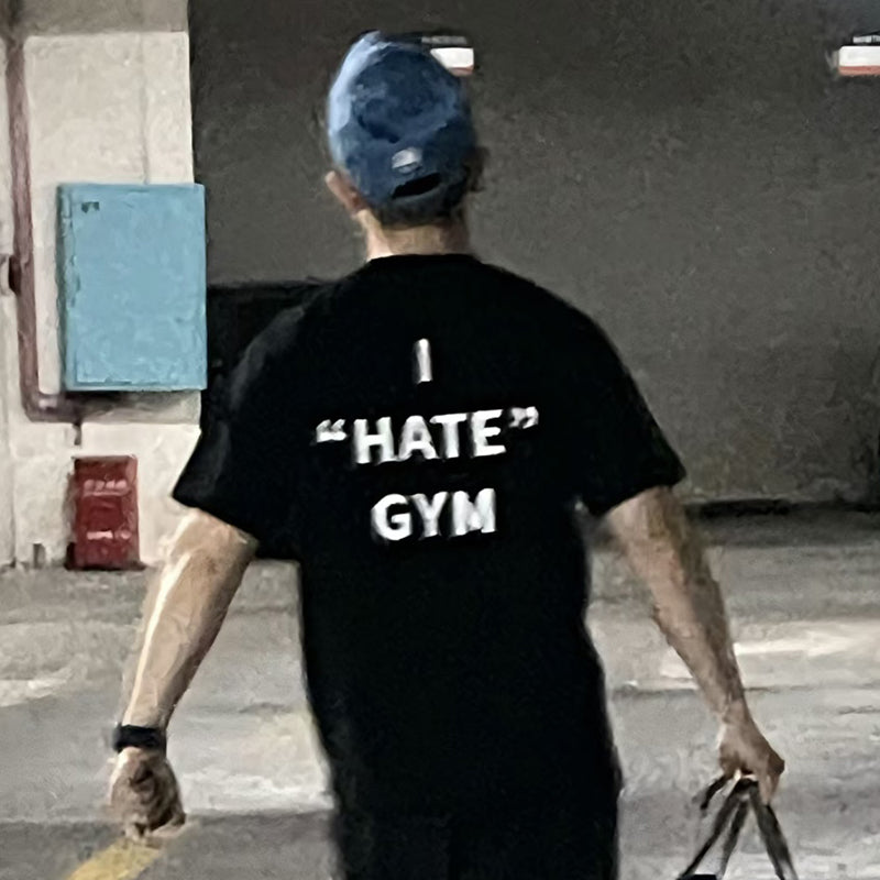 Casual I Hare Gym - Slogan T-Shirt Cotton T-Shirt