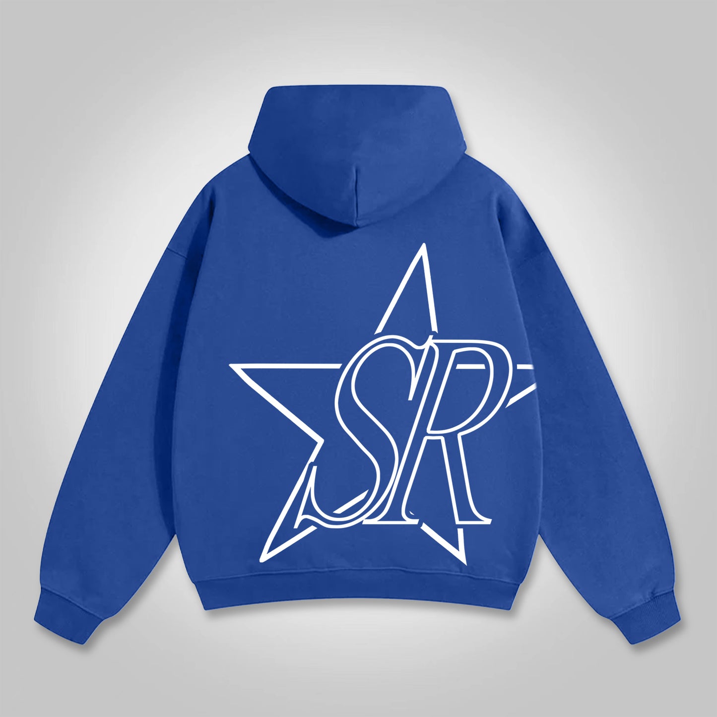 Vercoo Vintage Stars Graphic Print Pocket Hoodie