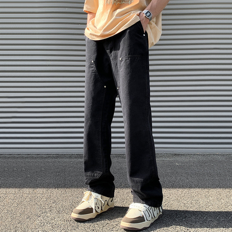 Men's Retro Street Logging Pants