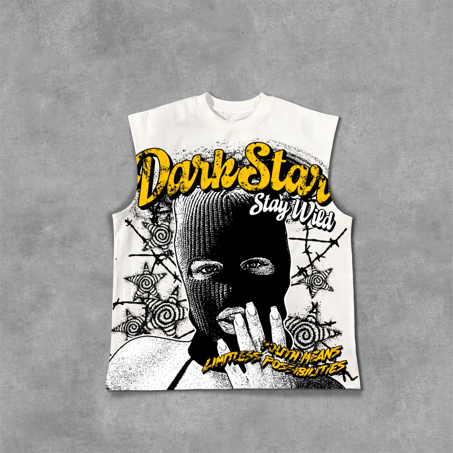 Darkstar - New Print Pattern - 'keep Wild' Cotton Tank Top