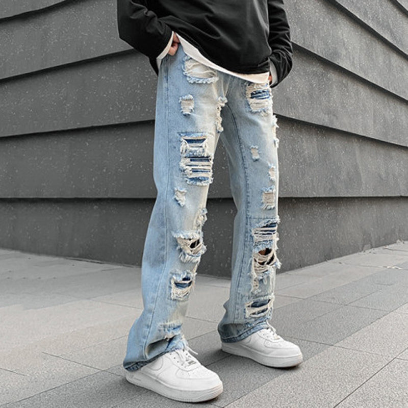 Men's Trendy Ripped Jeans