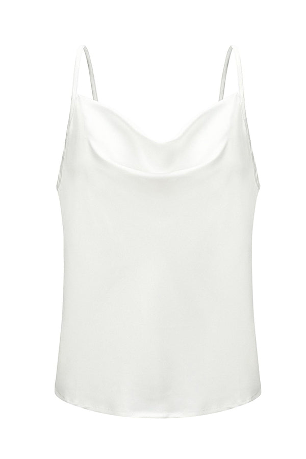 Cowl Neck Adjustable Strap Camisole