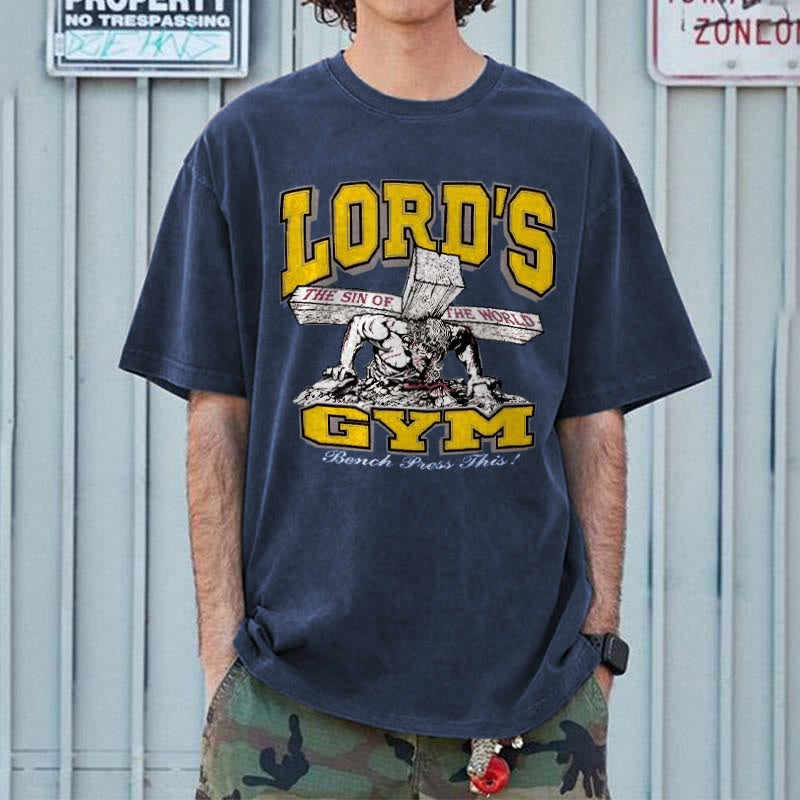 Lord's Gym Print Short Sleeve T-Shirt