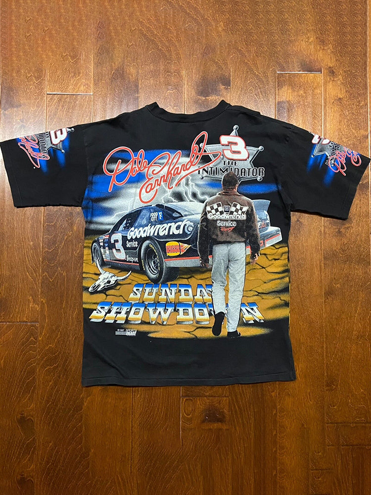 Vintage Chase Authentics 1997 Dale Earnhardt Print Graphic T-Shirt