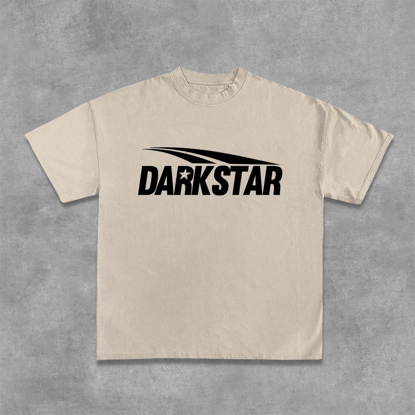 Darkstar-2024 Basic Letter Design Printed Graphic Cotton T-Shirt