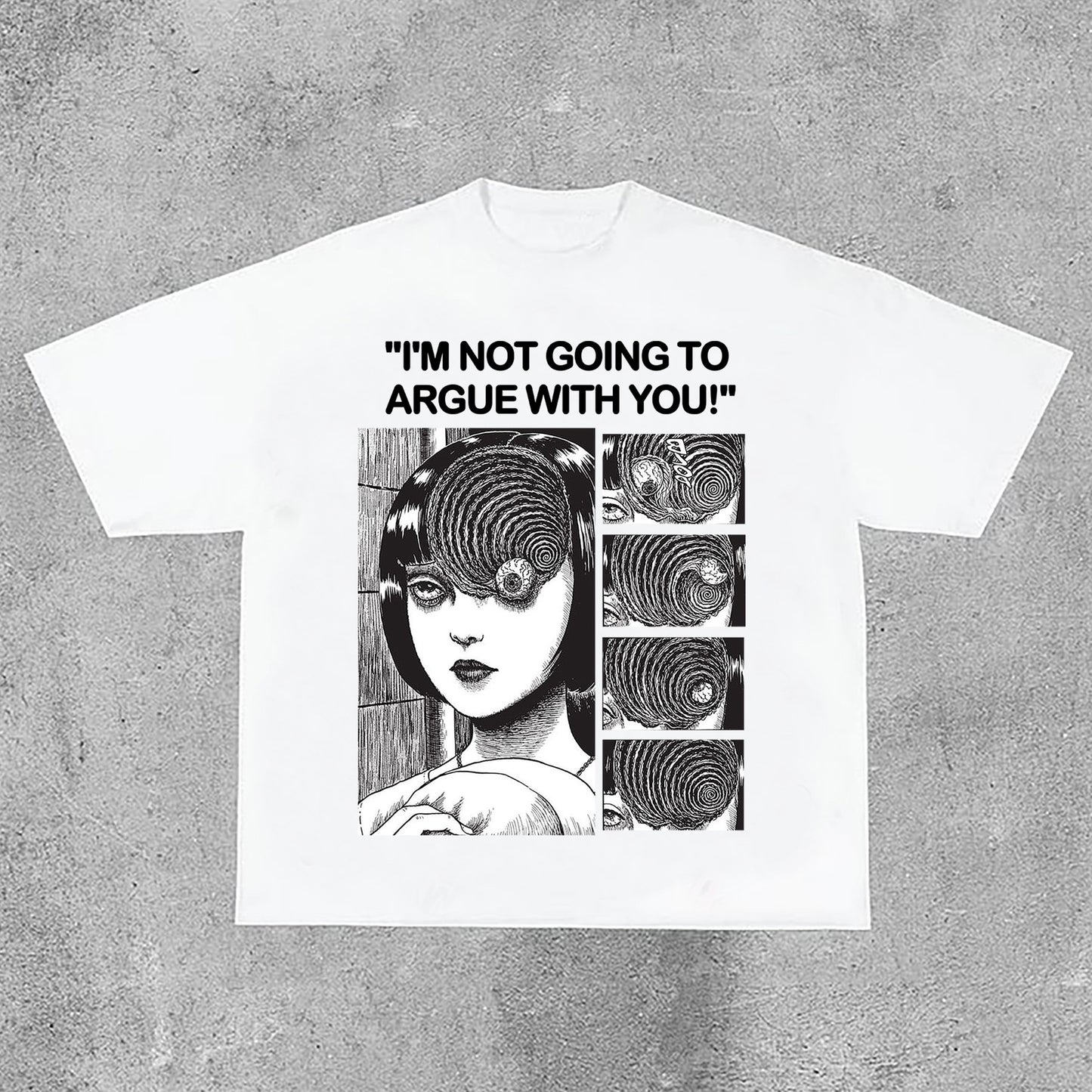 Narcissist I'm Not Going To Argue With You Print Cotton T-Shirt